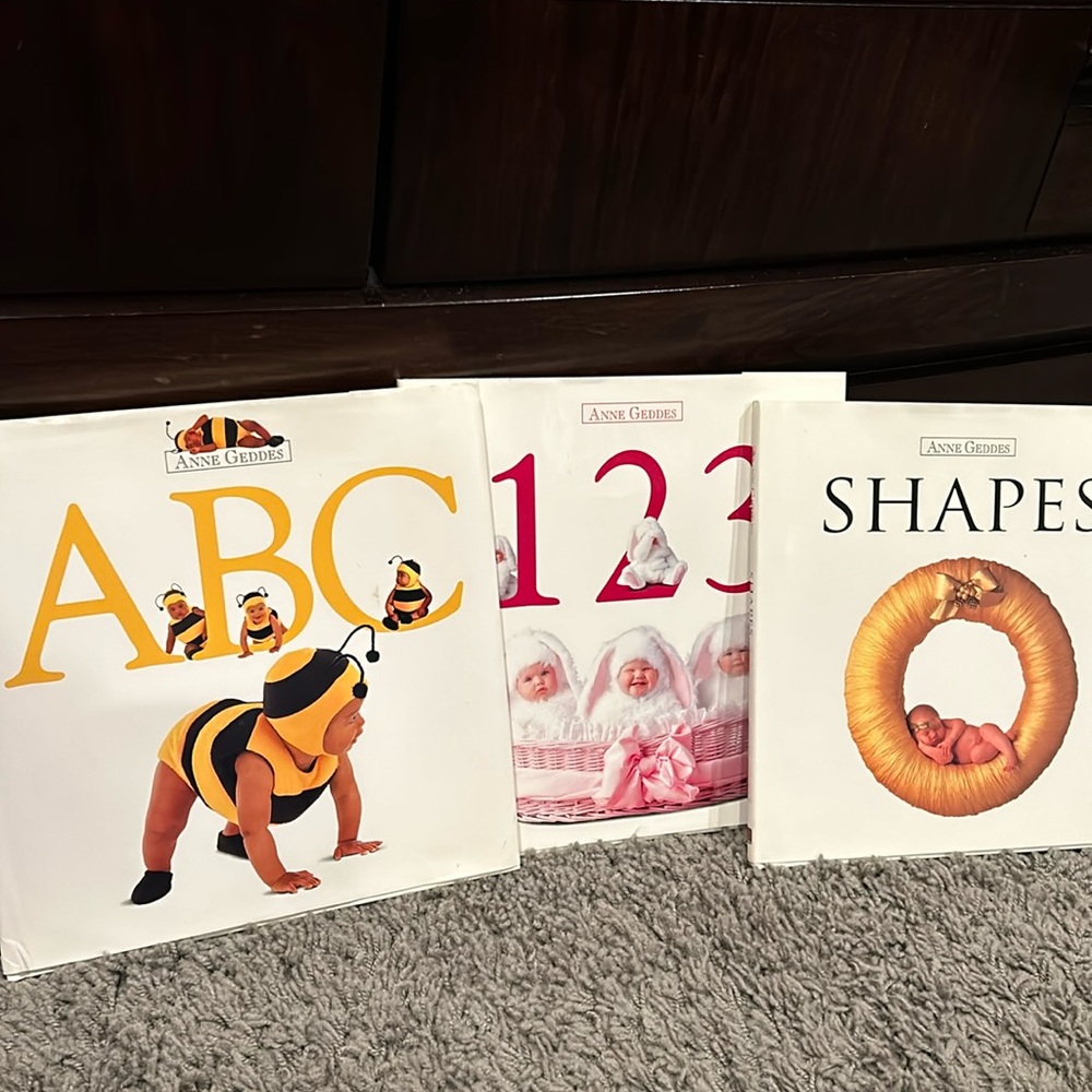 (3) Anne Geddes Hardcover Photo Books